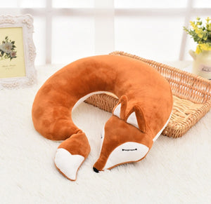 Fox U-shaped pillow