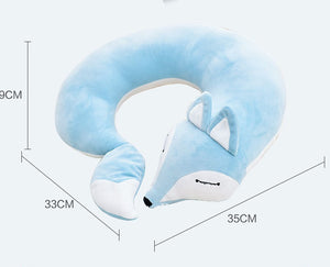 Fox U-shaped pillow