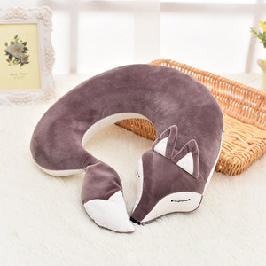 Fox U-shaped pillow