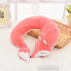 Fox U-shaped pillow