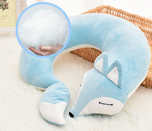 Fox U-shaped pillow