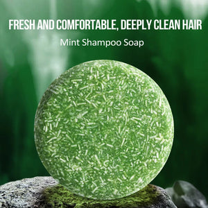 PURC Organic Mint Shampoo Bar Mint Handmade Cold Processed Hair Shampoo