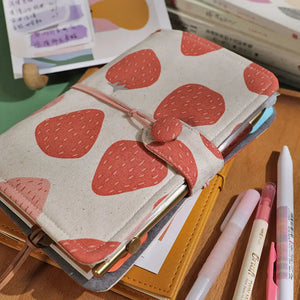 A5/A6 Portable Loose Leaf Notebook Detachable Notebook Girls' High Appearance Hand Account Book Pocket Book Fabric Notebook