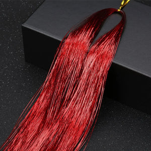 120cm 700Pcs Shiny Glitter Hair Tinsel Kit. Fairy Extensions.