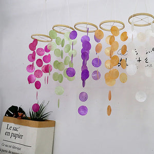 Natural Shell Dream Wind Chimes Bohemian Dream Catchers Kids Room Nursery Decoration Bedroom Balcony Hanging Decoration Gifts