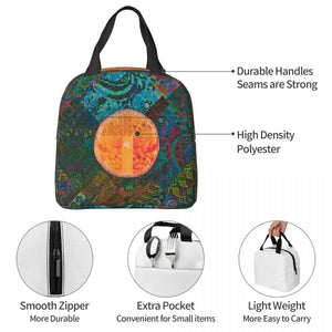 Lunch Bags for Women Kids Bohemian Sun Thermal Cooler Waterproof Picnic Work Hippie Mandala Boho Lunch Box Food Storage Bags