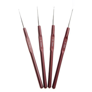 1 or 4 pcs Crochet hook(s) for forming or maintaining dreadlocks and braids. (.5mm | .6mm | .7mm | .8mm | or set of all 4