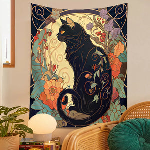 Black Cat Tapestry Wall [4 variants]