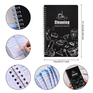 Cleaning Planner (Daily,Weekly, Monthly Organizer) Cleaning List And Checklist For Home Office Supplies