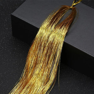 120cm 700Pcs Shiny Glitter Hair Tinsel Kit. Fairy Extensions.