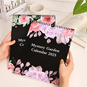 2025 decorative wall calendar. 4 beautiful designs to choose from: Dark Garden 1 and 2                            Mystery Garden 1 and 2