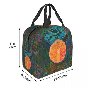 Lunch Bags for Women Kids Bohemian Sun Thermal Cooler Waterproof Picnic Work Hippie Mandala Boho Lunch Box Food Storage Bags