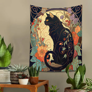 Black Cat Tapestry Wall [4 variants]