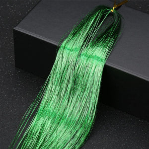 120cm 700Pcs Shiny Glitter Hair Tinsel Kit. Fairy Extensions.