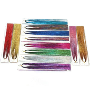 120cm 700Pcs Shiny Glitter Hair Tinsel Kit. Fairy Extensions.