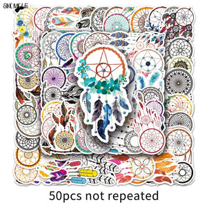 10/30/50pcs Dream Catcher Graffiti Stickers DIY Gift Kids Toys Laptop Suitcase Skateboard Phone Guitar Decals Cartoon Sticker