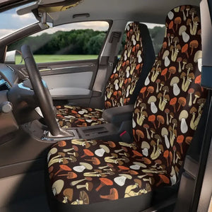 Mushroom print , Cottage Core, Seat Covers