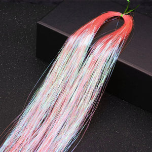 120cm 700Pcs Shiny Glitter Hair Tinsel Kit. Fairy Extensions.