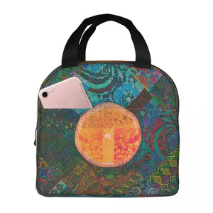 Lunch Bags for Women Kids Bohemian Sun Thermal Cooler Waterproof Picnic Work Hippie Mandala Boho Lunch Box Food Storage Bags