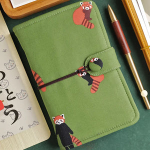 A5/A6 Portable Loose Leaf Notebook Detachable Notebook Girls' High Appearance Hand Account Book Pocket Book Fabric Notebook