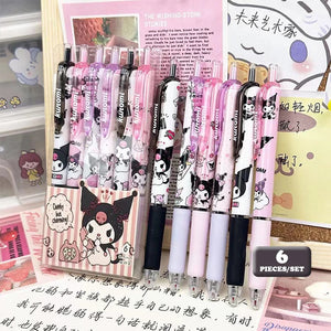 6pcs Gel Pen set hello Kitty and friends (variants)