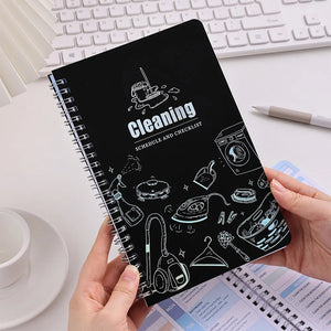 Cleaning Planner (Daily,Weekly, Monthly Organizer) Cleaning List And Checklist For Home Office Supplies